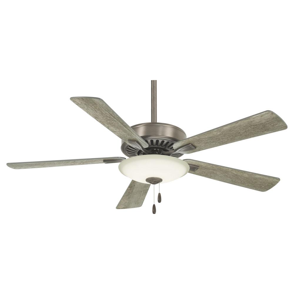 Minka Aire Contractor Uni Pack 52 In Integrated Led Indoor Burnished Nickel Ceiling Fan With Light