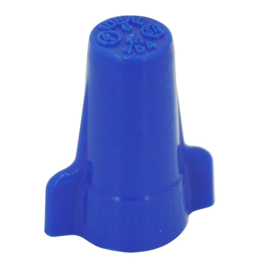 Ideal 454 Blue WingNut Wire Connectors (Standard Package, 2 Packs of 25)30454P The Home Depot