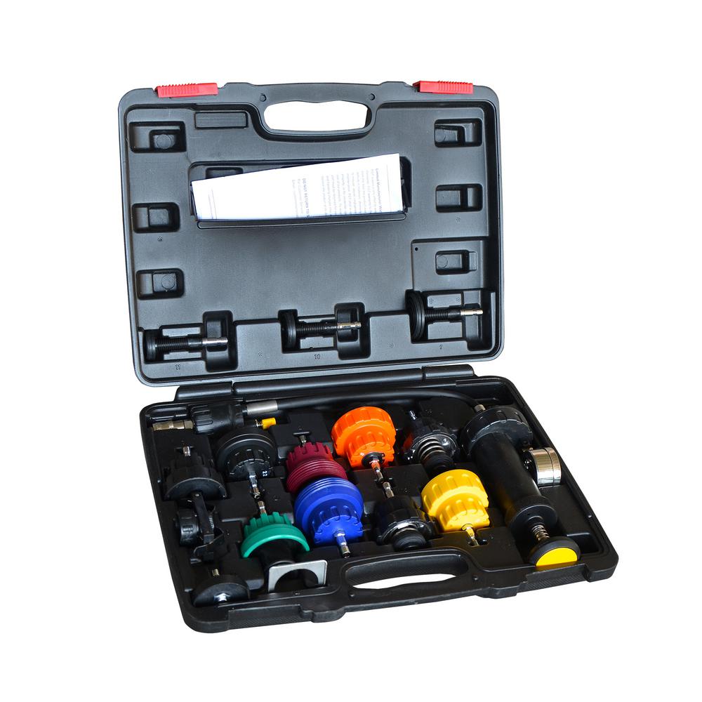 Steel Core Radiator Pressure Tester Kit (16-Piece) by Steel Core