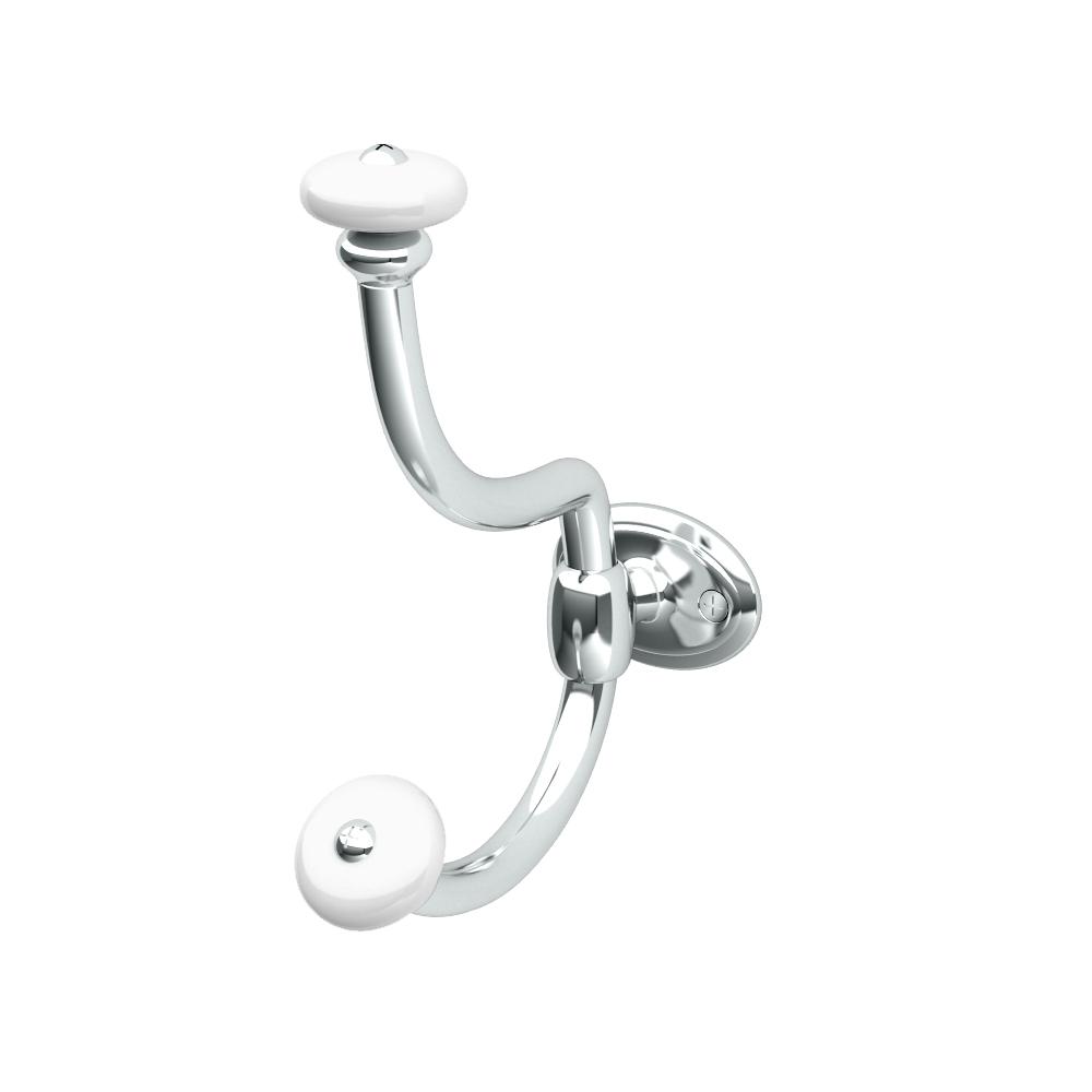 Gatco Decorative Premier Double Robe Hook in Chrome1265AC The Home Depot