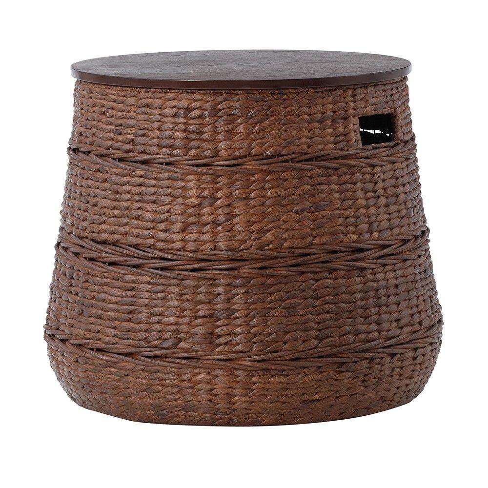 Ore International Brown End Table 7203 The Home Depot