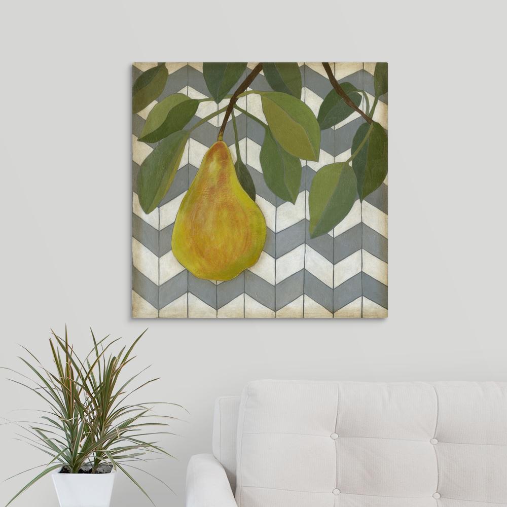Apple Lemon Lime Fruit Slices CANVAS WALL ART DECO LARGE READY TO HANG all sizes