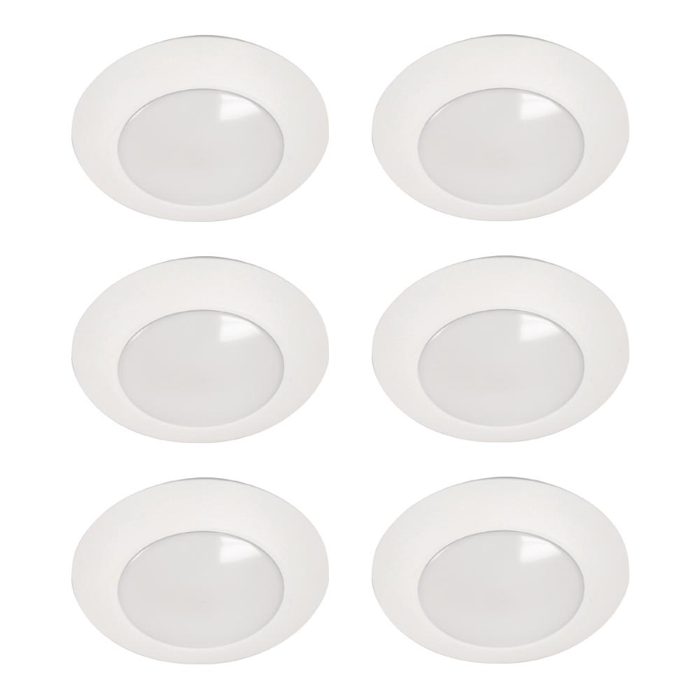 HALO HLC 6 in. 5000K Integrated LED Recessed Light Trim (6-Pack)