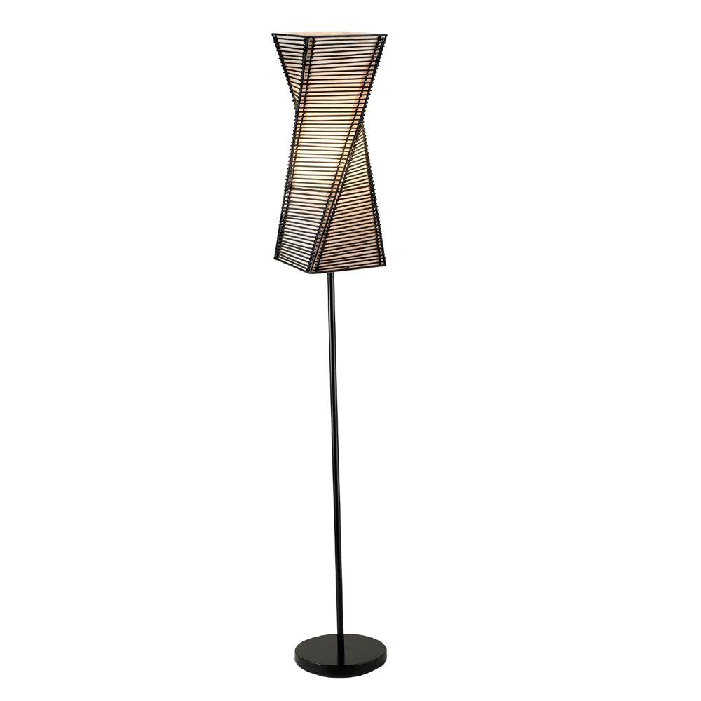 Adesso Stix 68 In Black Floor Lamp