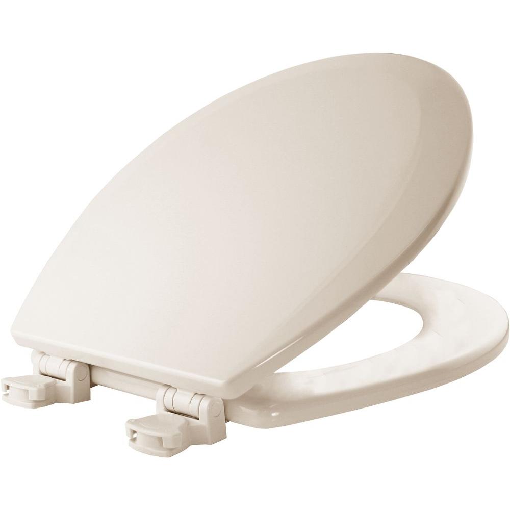 BEMIS LiftOff Round Closed Front Toilet Seat in Biscuit500EC 346