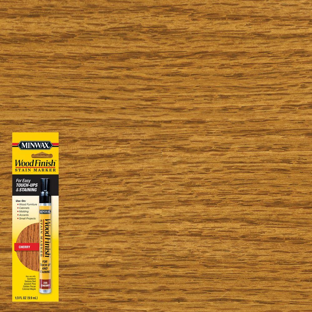 Minwax 1/3 oz. Cherry Wood Finish Stain Marker63486 The Home Depot