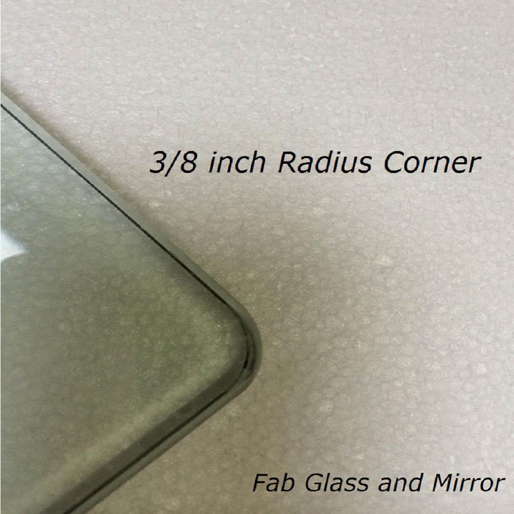 Fab Glass and Mirror 36 in. Clear Square Glass Table Top 3/8 in. Thick ...