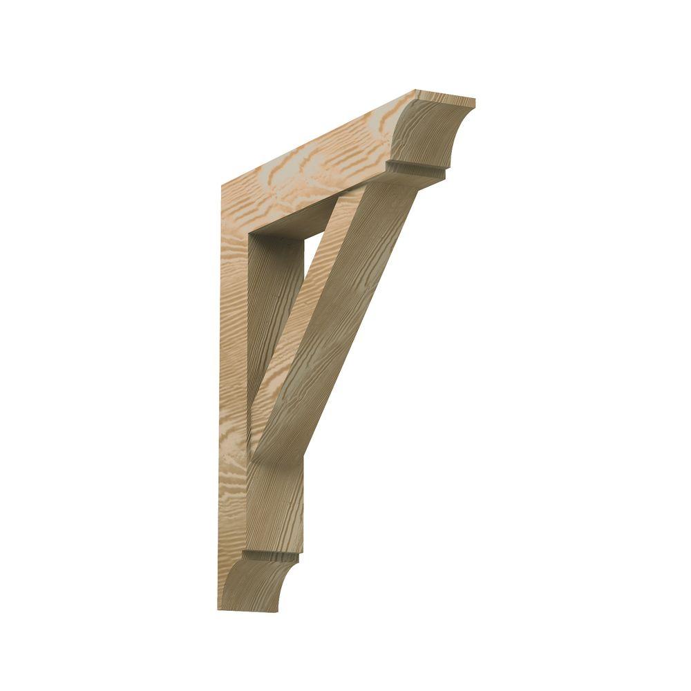 Fypon 31/2 in. x 24 in. x 22 in. Polyurethane Timber Bracket