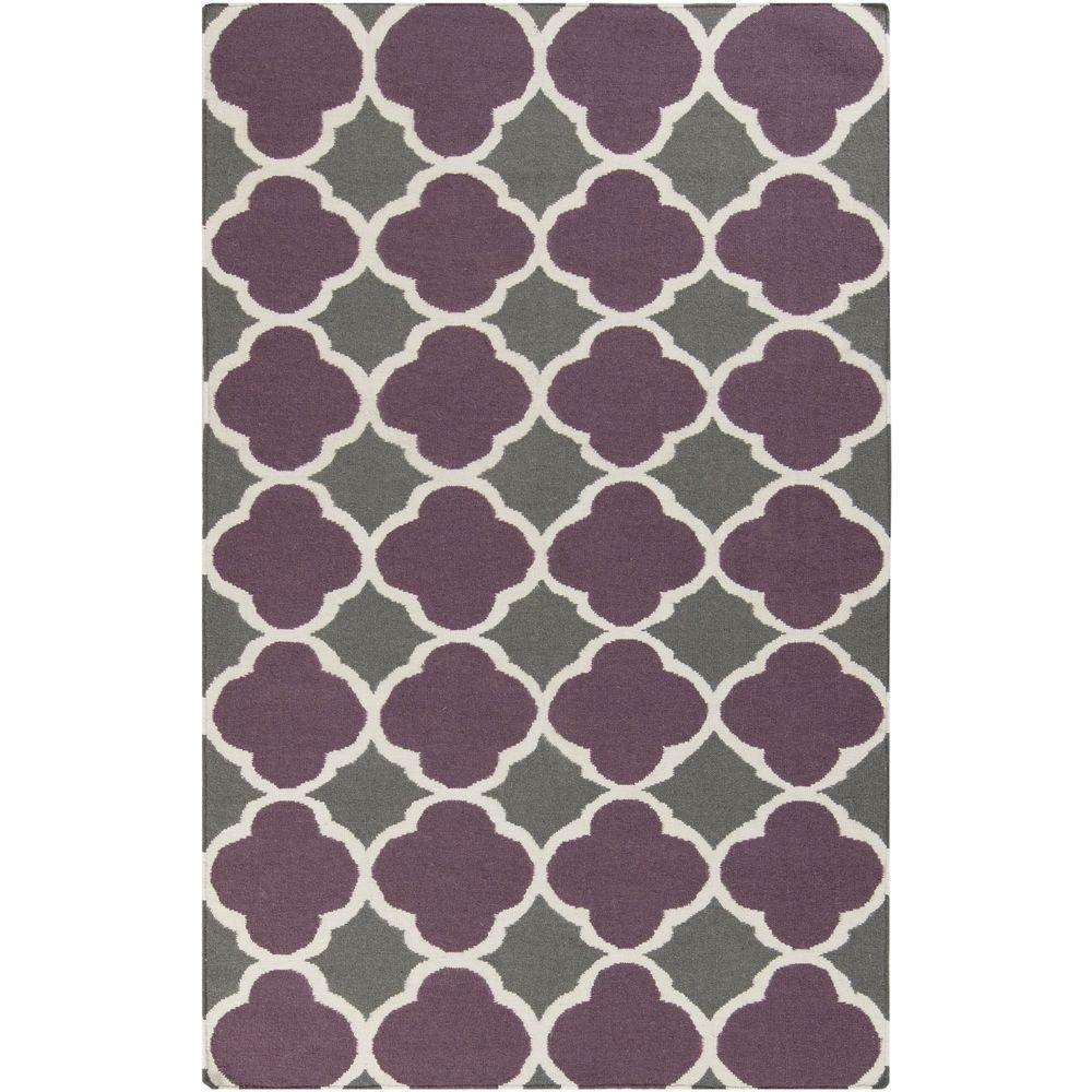 Surya Frontier Eggplant 2 Ft X 3 Indoor Area Rug