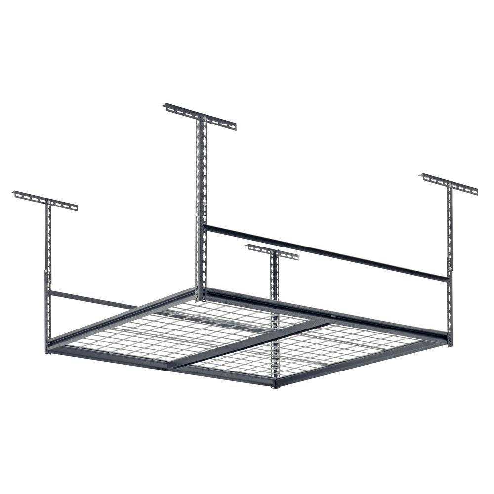Ceiling Mounted Racks Garage Shelves & Racks The Home Depot