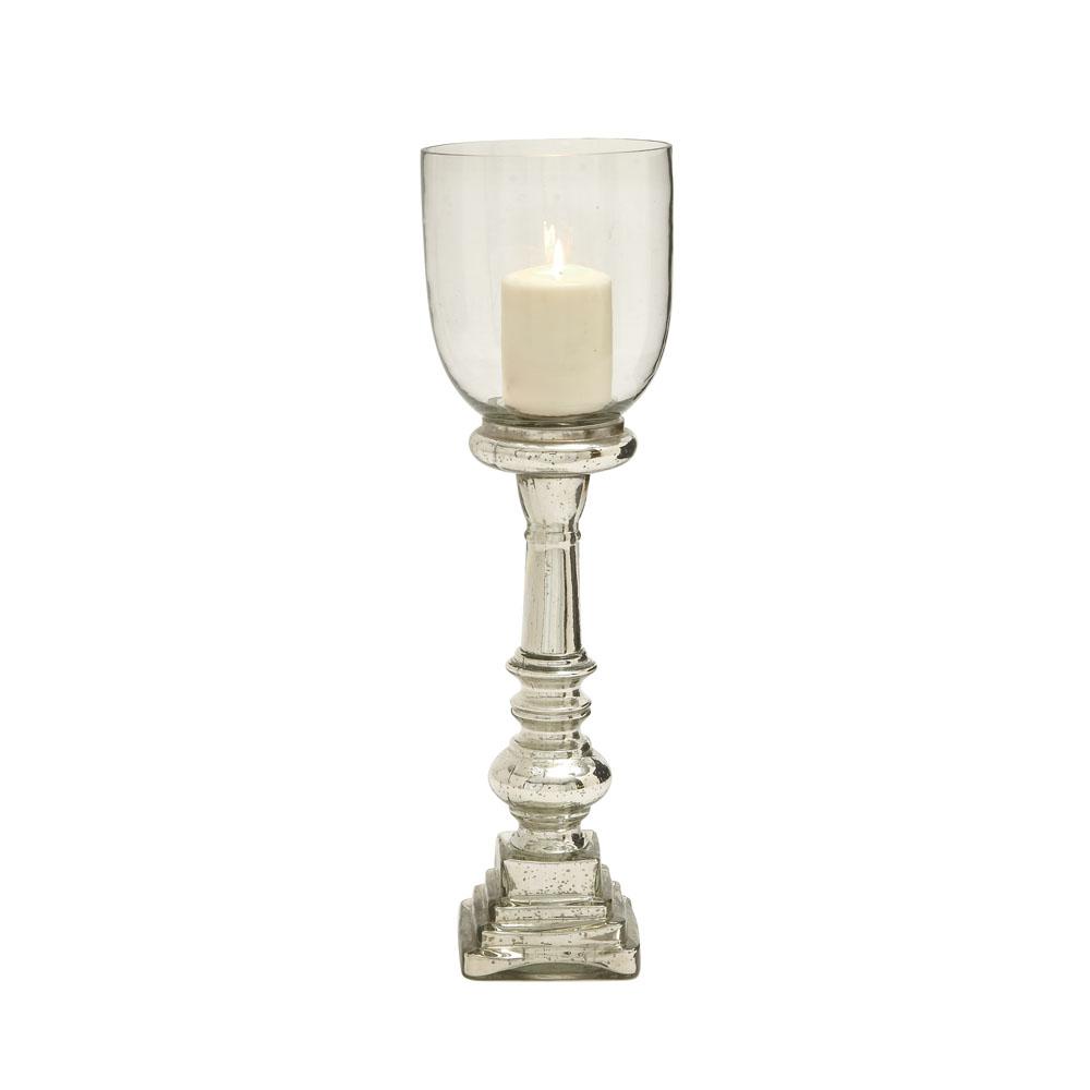 glass pedestal candle holders