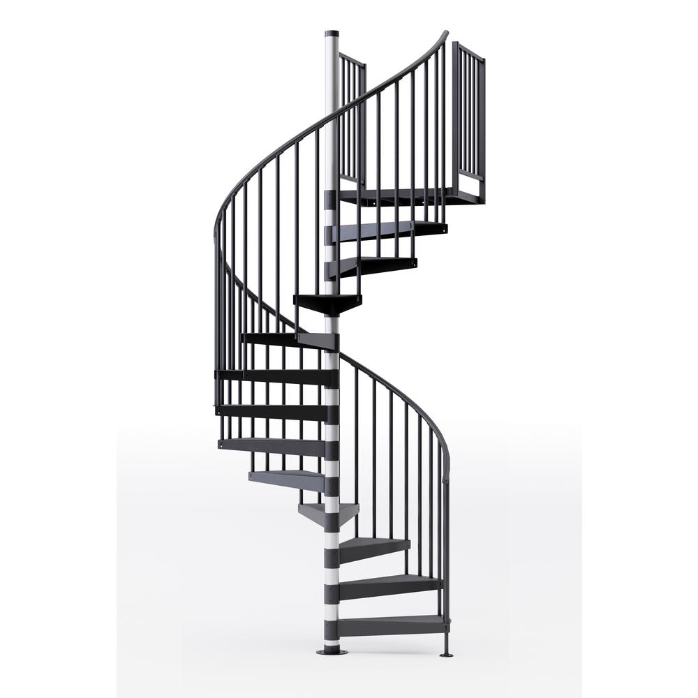 Mylen STAIRS Reroute Prime Interior 60" Diameter 9 Treads with 2 42