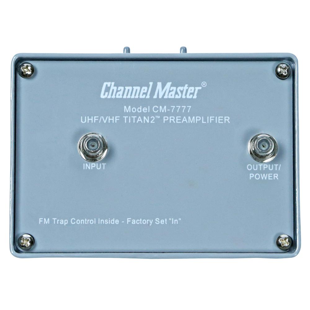 Channel Master Titan 2 High Gain Preamplifier Mast Mounted TV Antenna Signal... by Channel Master