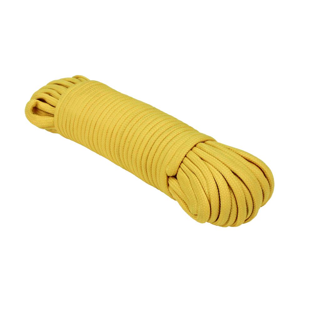 Extreme Max Type III 550 Paracord 5/32 in. x 50 ft. in Marigold3008.