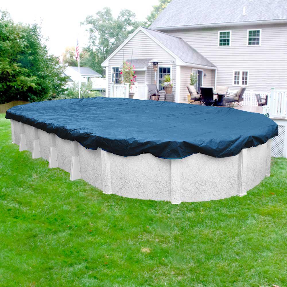 Robelle Super 10 Ft X 15 Pool Size Oval Imperial Blue Solid Robelle Super 10 Ft X 15 Pool Size Oval Imperial Blue Solid Above
