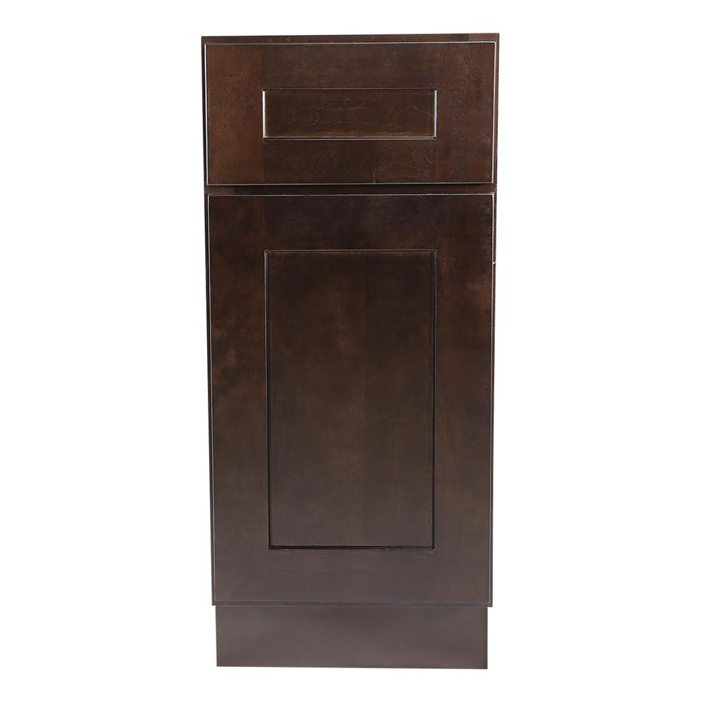 Espresso Kitchen Cabinets The Home Depot Brookings Fully Assembled 12x34 5x24 In Kitchen Base Cabinet Espresso