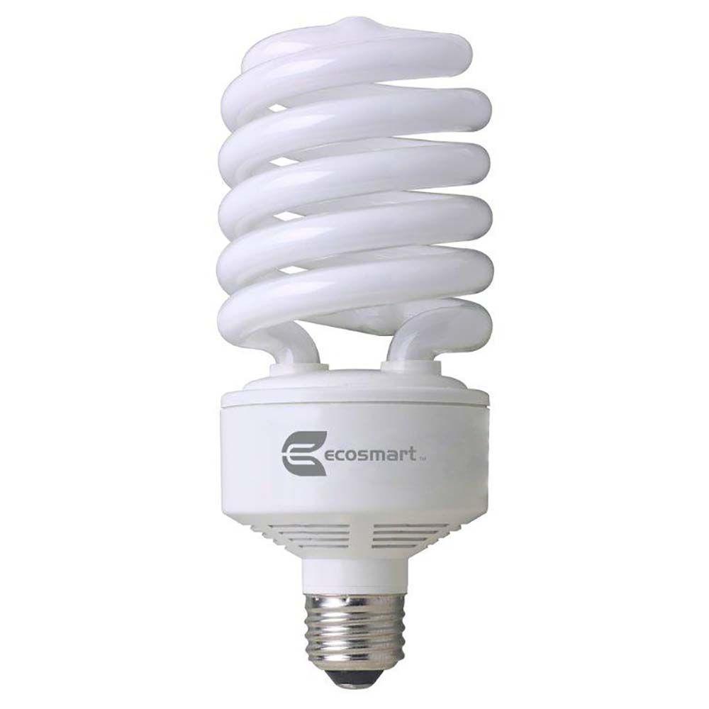 EcoSmart 150W Equivalent Soft White Spiral CFL Light BulbESBM842  The Home Depot