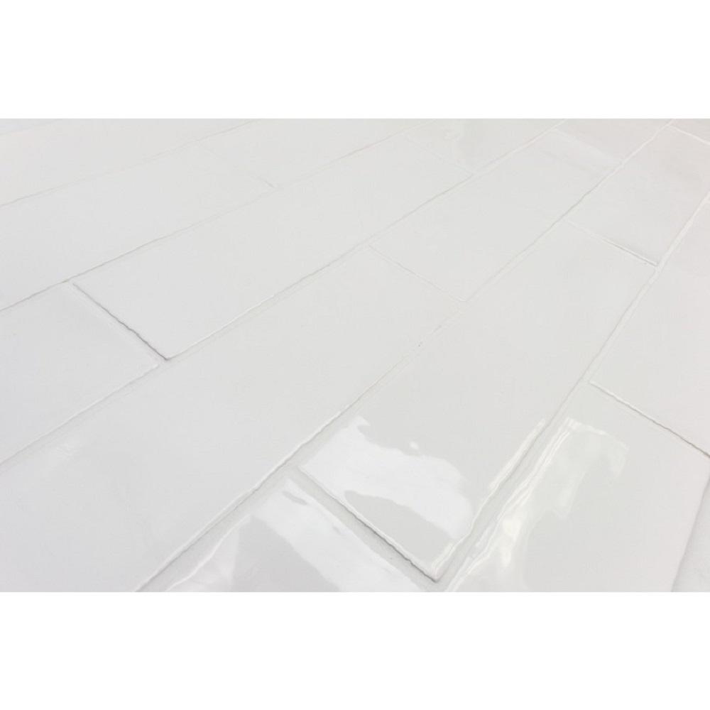 Ivy Hill Tile Catalina White 3 In X 12 In X 8 Mm Ceramic Wall Subway Tile 44 Pieces 10 76 Sq Ft Case Ext3rd101703 The Home Depot