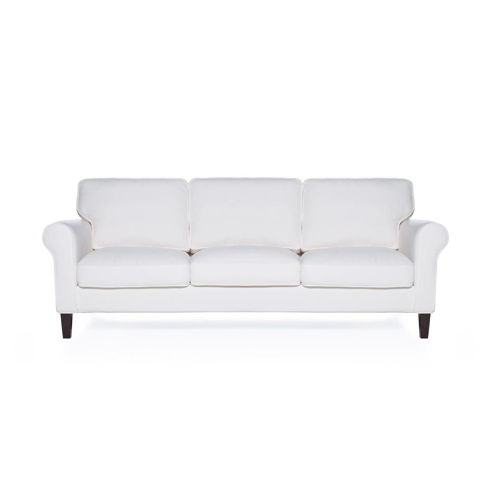 Sofas 2 Go White Loveseats Living Room Furniture The Walton White Standard Sofa