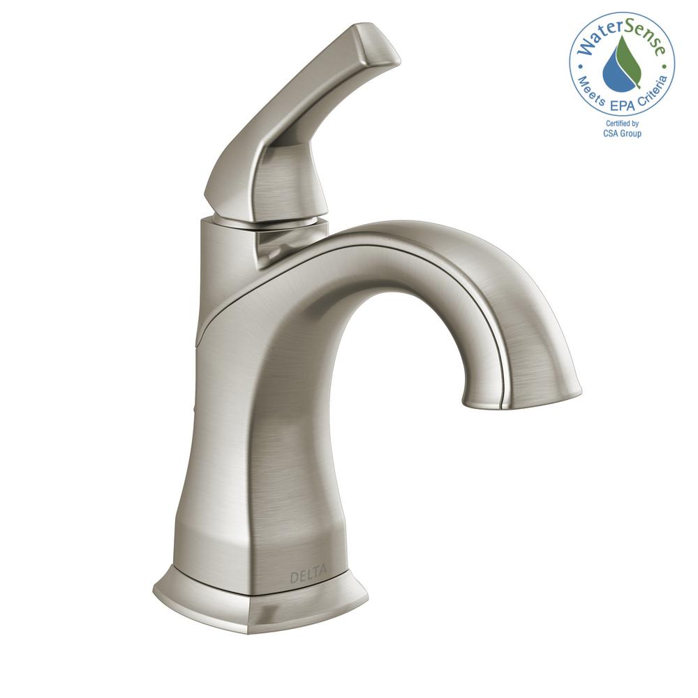 Delta Portwood Single Hole Handle Bathroom Faucet In Spotshield Brushed Nickel 15770lf Sp The Home Depot - Portwood 8 In Widespread 2 Handle Bathroom Faucet Spotshield Brushed Nickel Delta Portwood Single Hole Handle Bathroom Faucet In Spotshield Brushed Nickel 15770lf Sp The Home Depot - Portwood 8 In Widespread 2 Handle Bathroom Faucet Spotshield Brushed Nickel