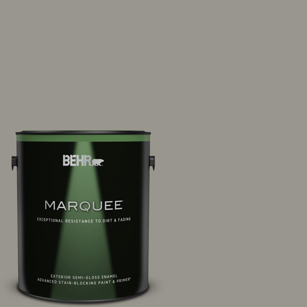 BEHR MARQUEE 1 gal. N3604 Battleship Gray SemiGloss BEHR MARQUEE 1 gal. N3604 Battleship Gray SemiGloss
