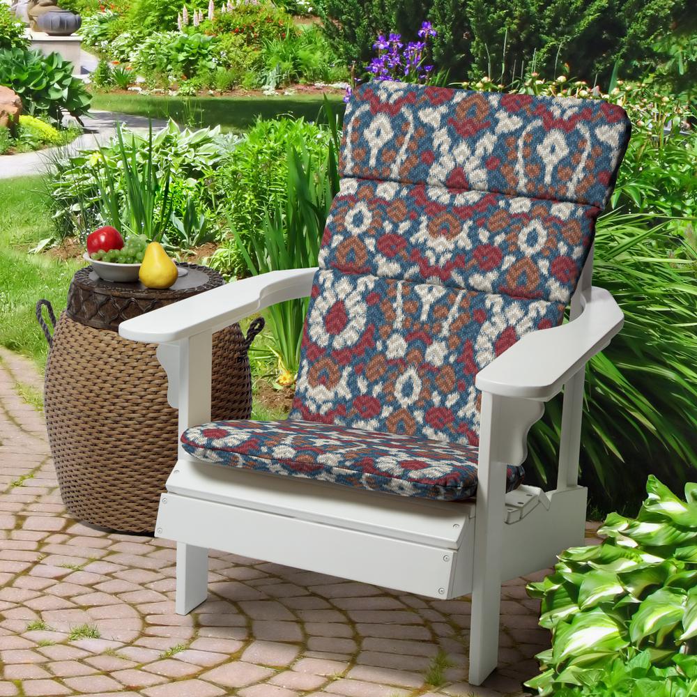 Arden Selections Driweave Phyllis Ikat Outdoor Adirondack Chair Cushion Cj0z129b D9z1 The Home Depot