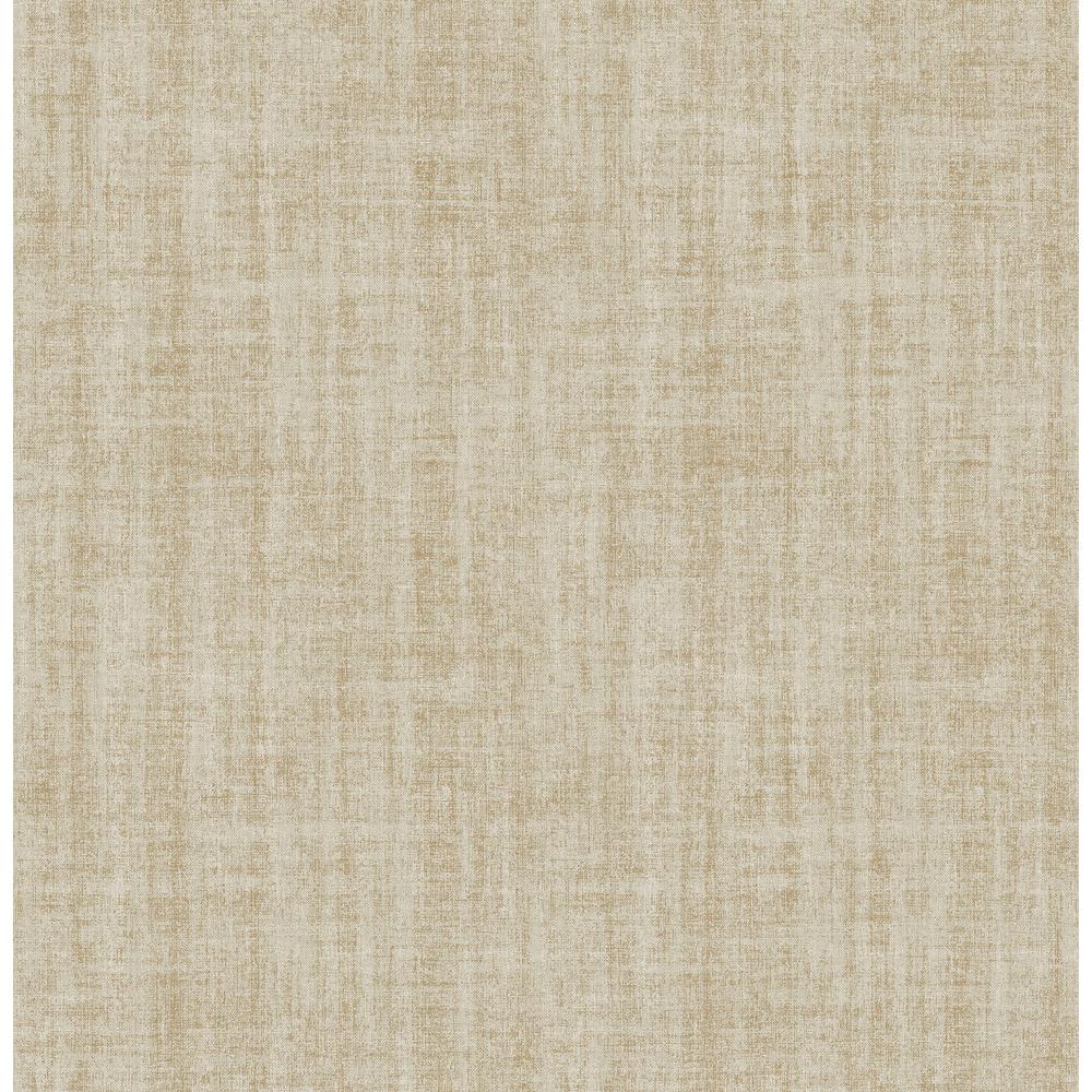 NuWallpaper Gold Ramie Linen Peel and Stick Wallpaper-NU2094 - The Home