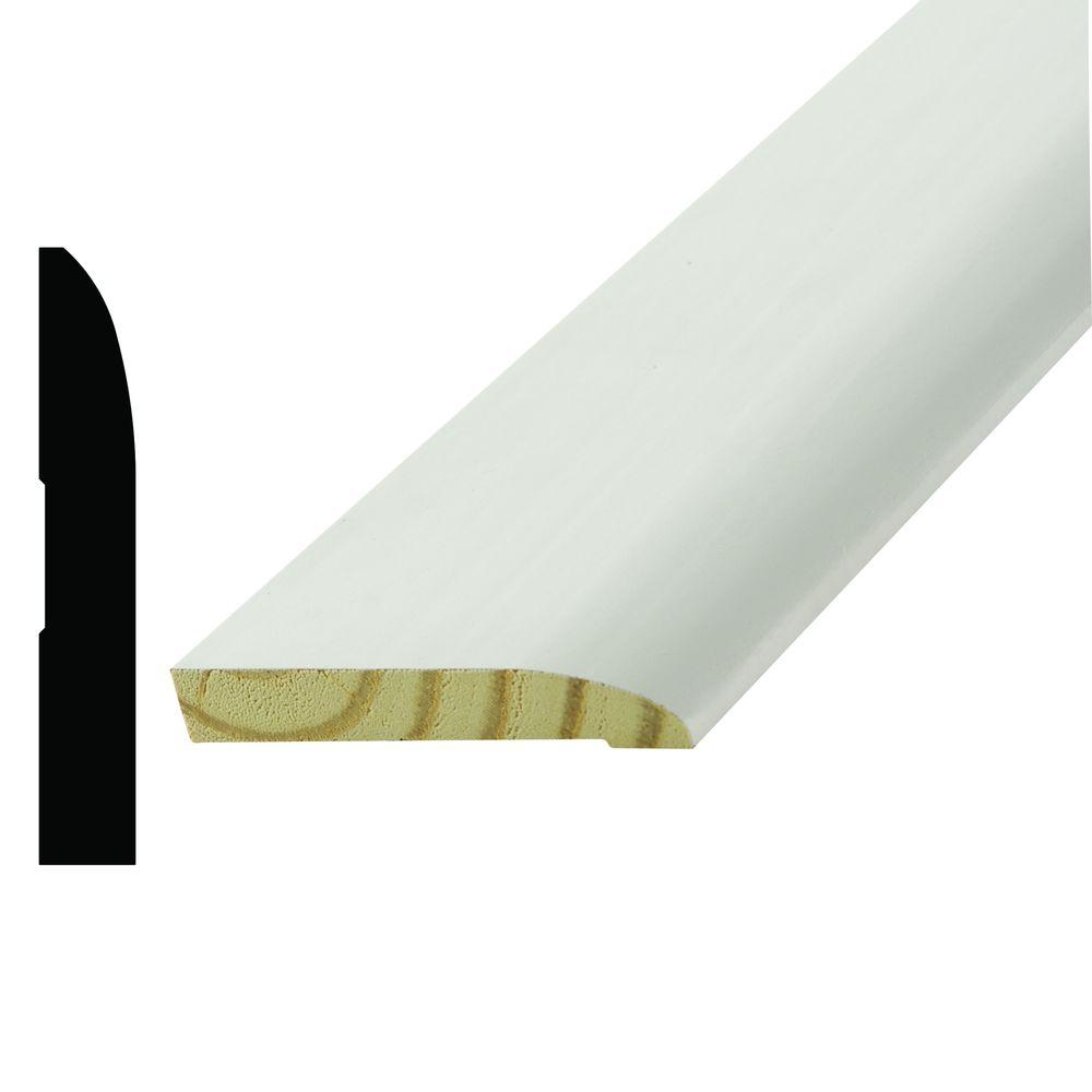 Alexandria Moulding WM 712 9/16 In. X 3-1/2 In. X 96 In. Pine Primed ...