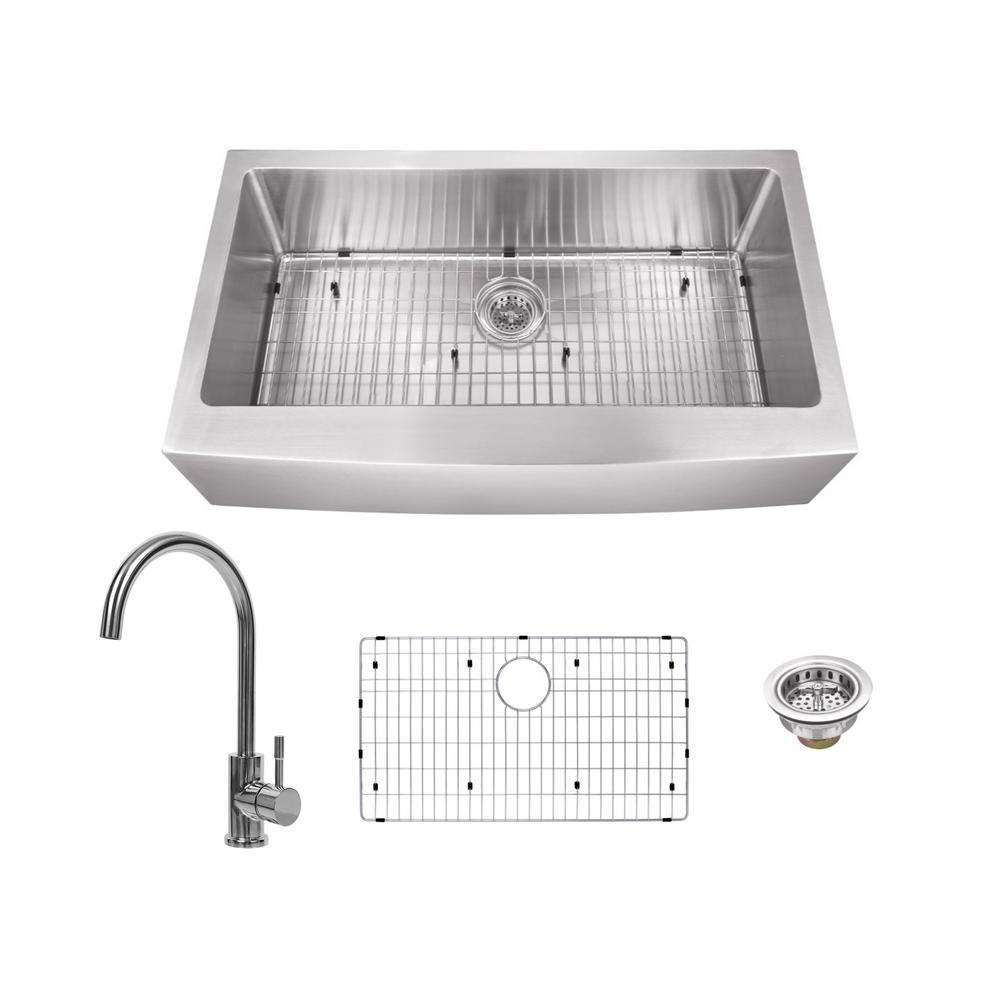 IPT Sink Company All-In-One Farmhouse Apron Front ...