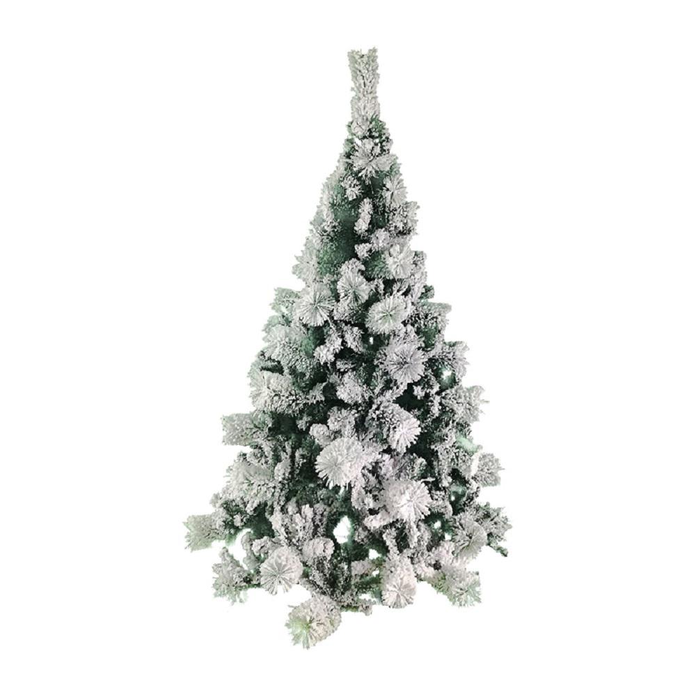 Aleko 5 Ft. Unlit Flocked Artificial Christmas Tree-ct59h391-hd - The 