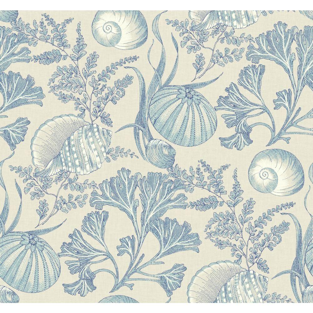 York Wallcoverings Nautical Living Coral Shells WallpaperNY4872 The