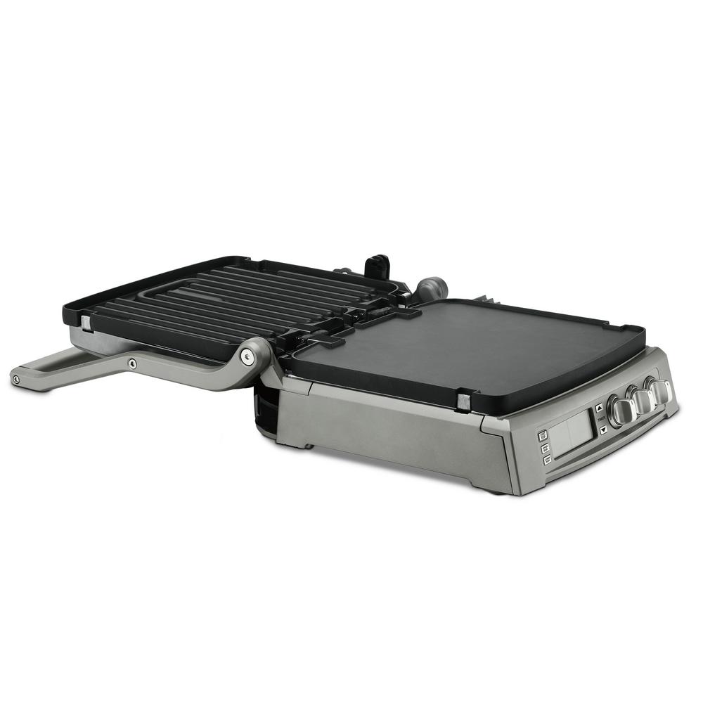 Cuisinart Griddler Elite 240 Sq In Brushed Stainless Steel Non Cuisinart Griddler Elite 240 Sq In