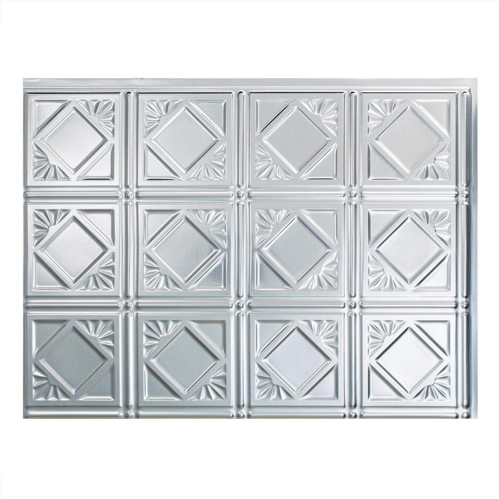 Tin panel backsplash