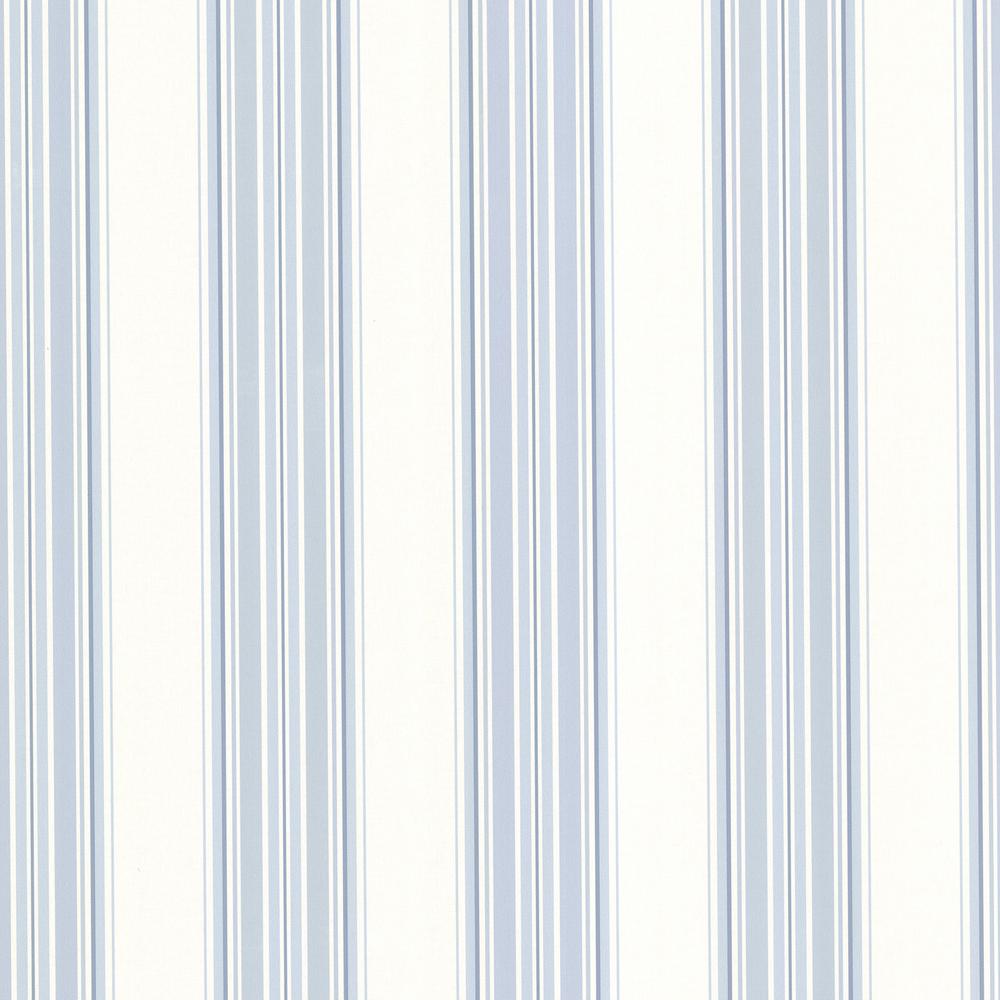 Brewster Clancy Blue Shiny Multi Stripe Wallpaper 2718-66811 - The Home ...