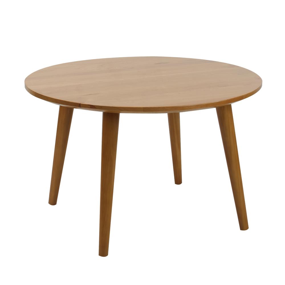 Round Yes Solid Wood Coffee Tables Accent The Home Mesa Natural Solid Cherry Top Coffee Table