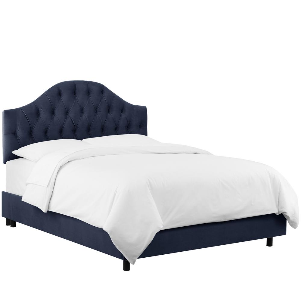 Mystere Eclipse Queen Diamond Tufted Bed 2722bedmstecl The Home Depot Mystere Eclipse Queen Diamond Tufted Bed