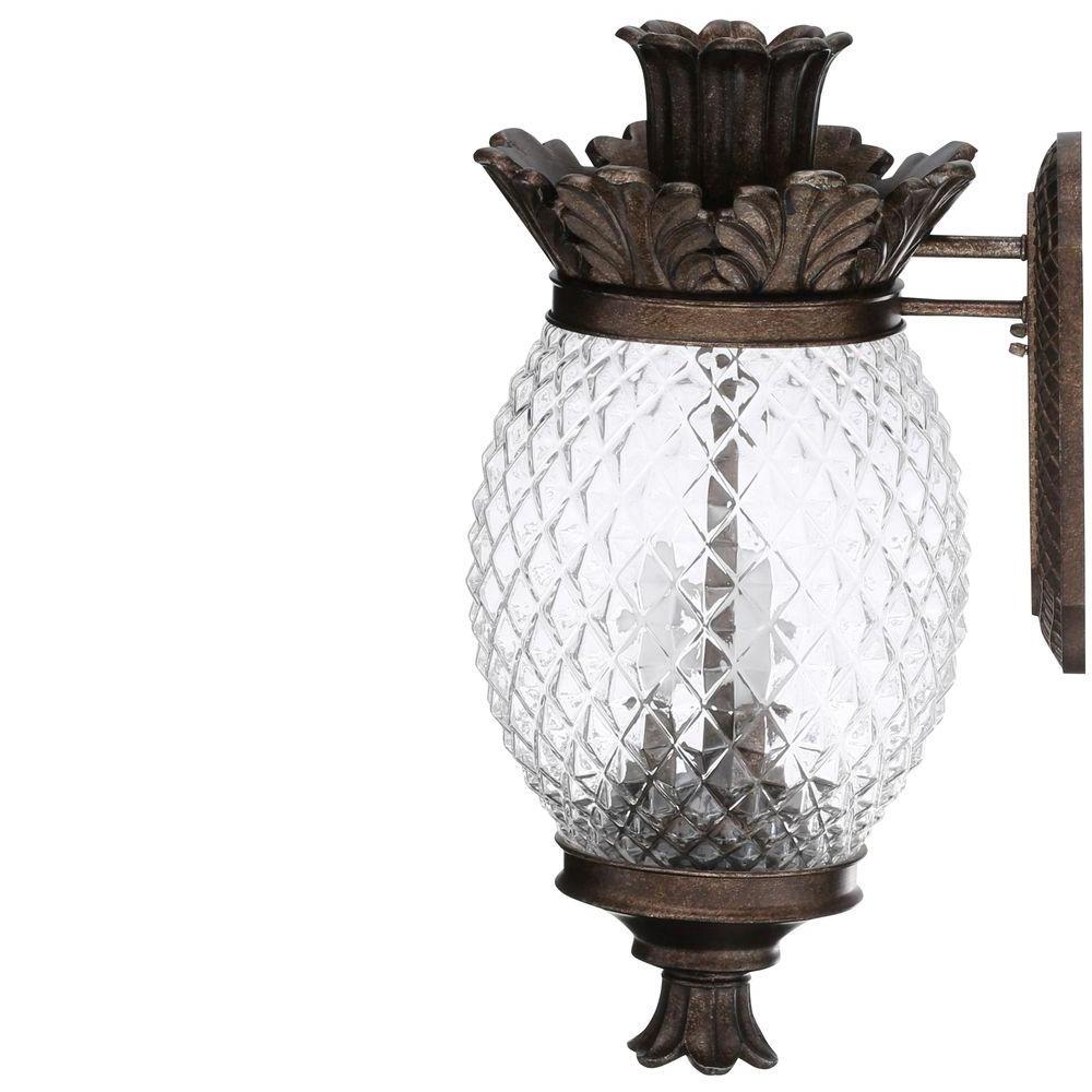 Monteaux Lighting 21 In Bronze Outdoor Pineapple Coach Light Wall Lantern Sconce Bl0121113 3 M The Home Depot - Pineapple Outdoor Coach Lights Monteaux Lighting 21 In Bronze Outdoor Pineapple Coach Light Wall Lantern Sconce Bl0121113 3 M The Home Depot - Pineapple Outdoor Coach Lights