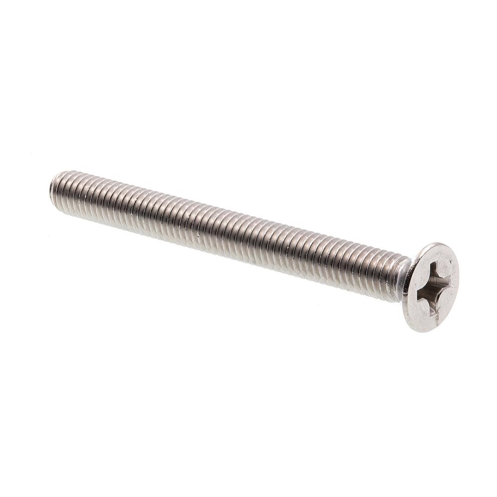 Stainless Steel The Hillman Group 45322 M6-1.00 x 35 Metric Flat Head Phillips Machine Screw 8-Pack