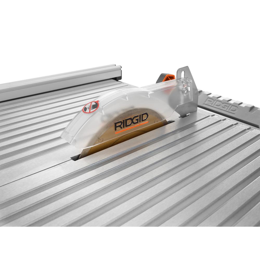 RIDGID Table Top 7" Wet Tile Saw 120Volt Corded Diamond Steel Blade