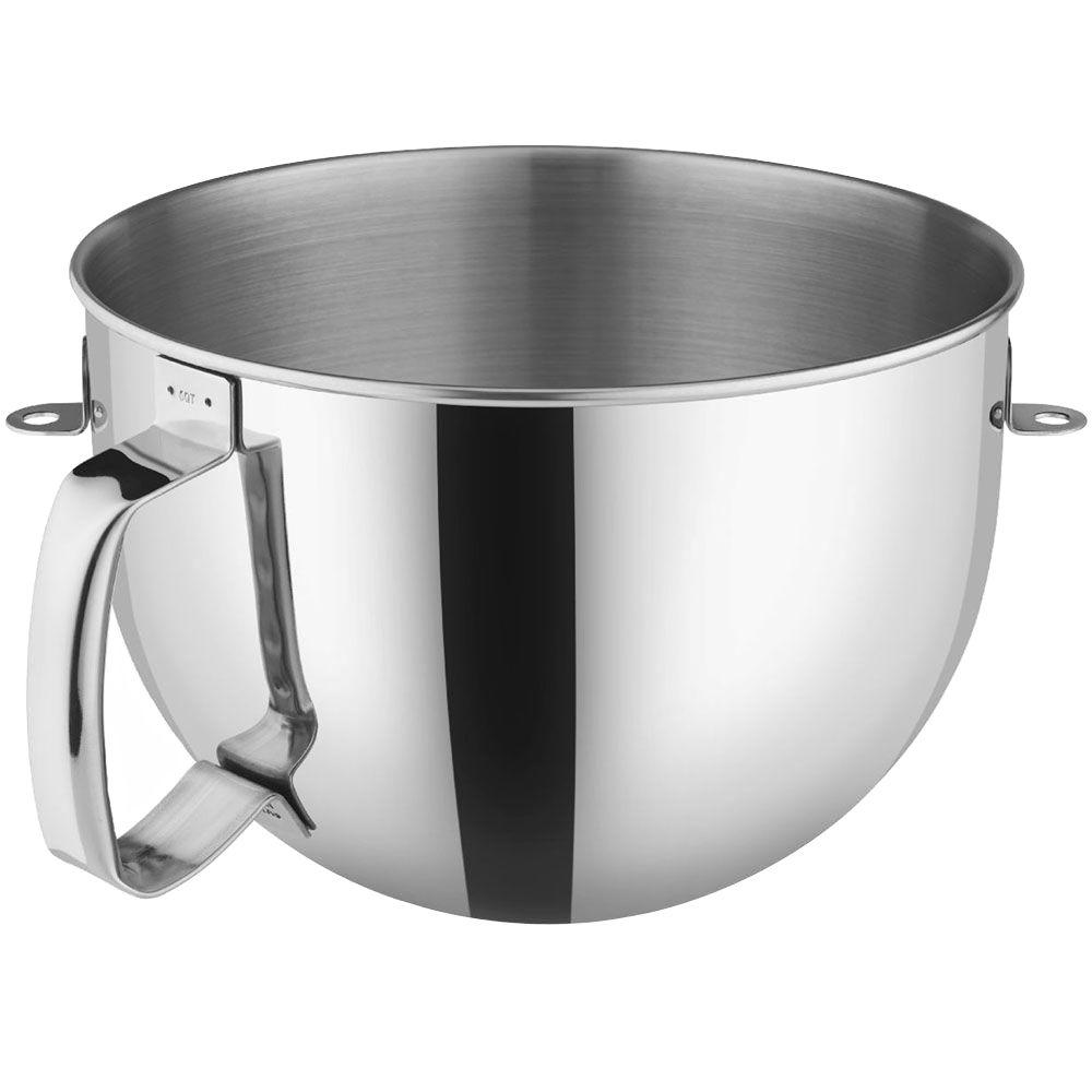 KitchenAid 5 Qt. Bowl in Polished Stainless Steel with Comfort Handle