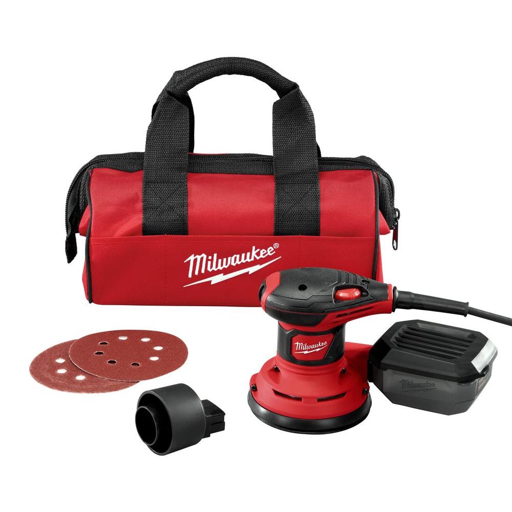 Milwaukee 3 Amp Corded 5 in. Random Orbit Palm Sander603421 The