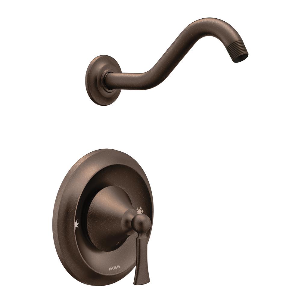 Moen Wynford Moentrol 1 Handle Shower Only Faucet Trim Kit In Oil Wynford Moentrol 1 Handle Shower Only Faucet Trim Kit In Oil Rubbed Bronze Valve And Head Not Included