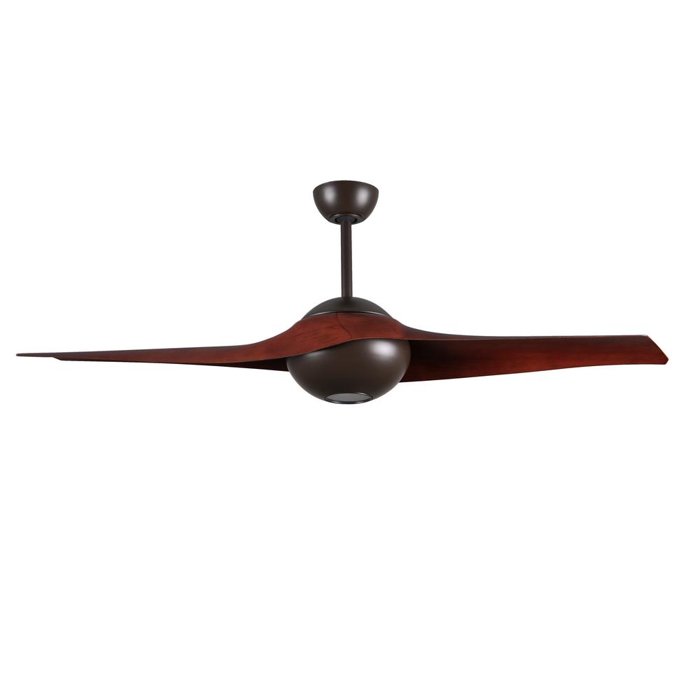 Pertoria 60 In 2 Blade Textured Bronze Ceiling Fan