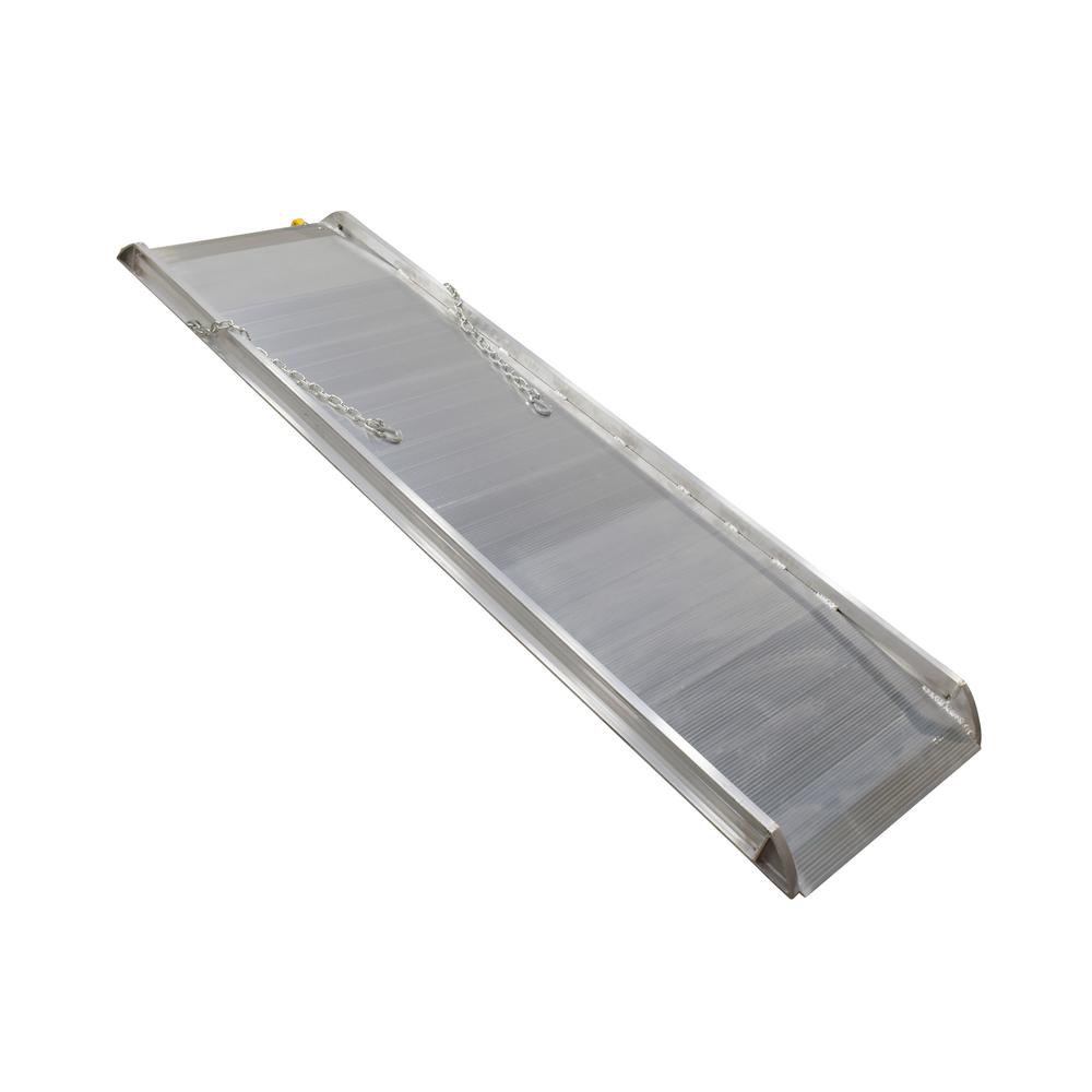 Vestil 96 in. x 28 in. Aluminum Walk Ramp Hook StyleAWR288B The Home Depot