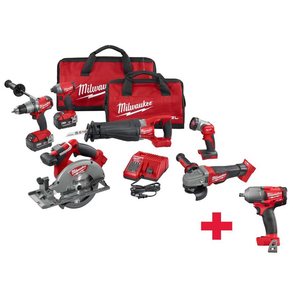 Milwaukee - Power Tool Combo Kits - Power Tools - The Home Depot