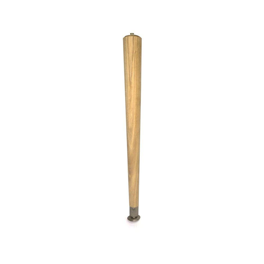 Waddell 151/2 in. Wood Round Taper Leg2516 The Home Depot