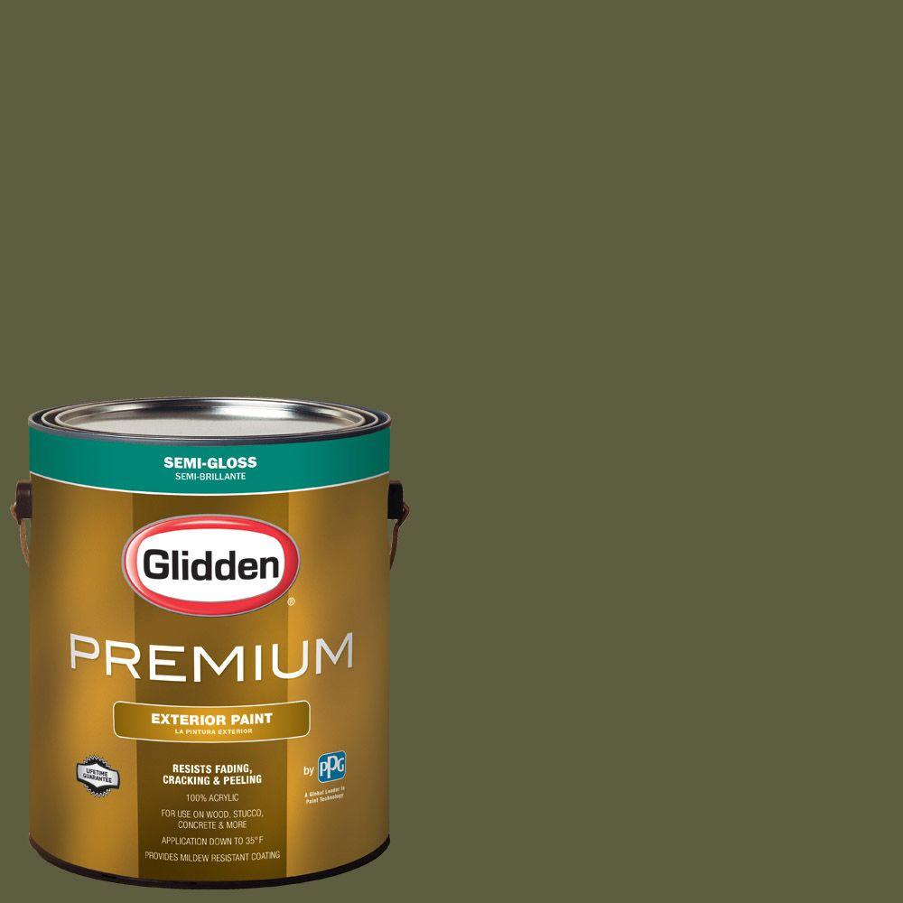 Glidden Premium 1gal. HDGG26D Deep Mossy Forest SemiGloss Latex