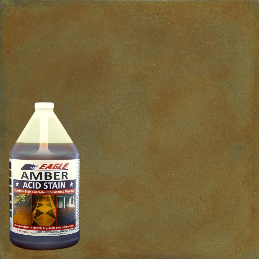Eagle 1 gal. Amber Concrete Acid StainEDADA The Home Depot
