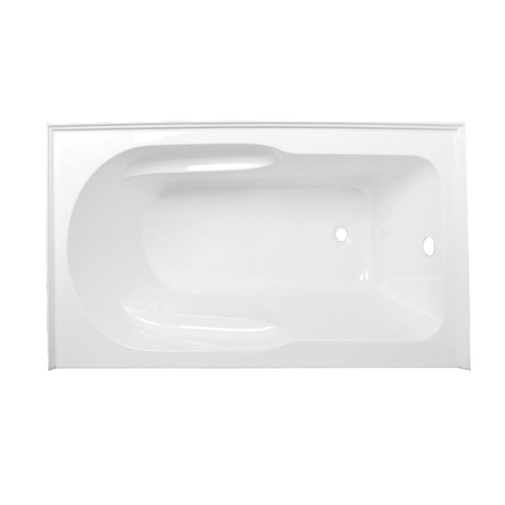 Kingston Brass Aqua Eden Margaret 60 In Acrylic Right Hand Drain Rectangular Alcove Bathtub White Hhvtap603022r The Home Depot - Sparta 60 X 30 Alcove Soaking Bathtub Kingston Brass Aqua Eden Margaret 60 In Acrylic Right Hand Drain Rectangular Alcove Bathtub White Hhvtap603022r The Home Depot - Sparta 60 X 30 Alcove Soaking Bathtub