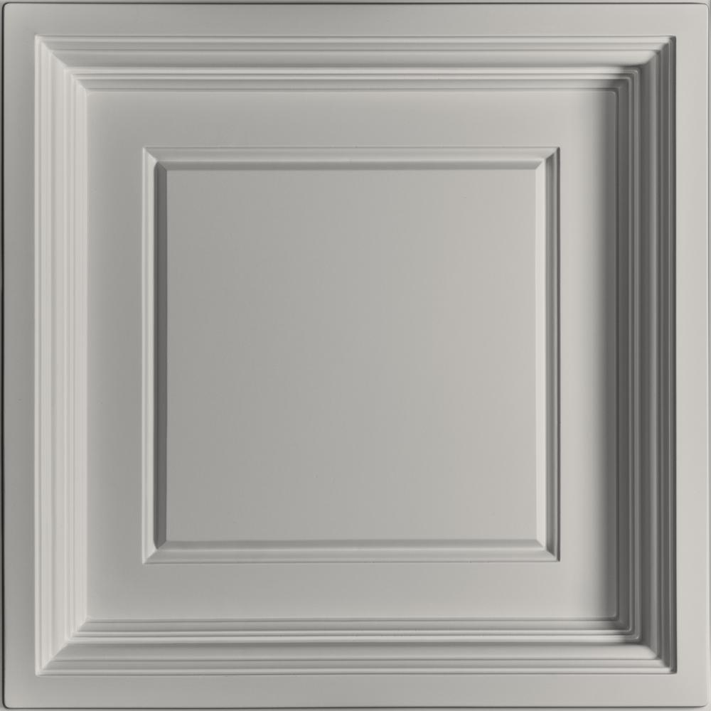 Ceilume Madison Stone 2 Ft X 2 Ft Lay In Coffered Ceiling Panel